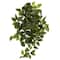 36" UV Resistant Artificial Pothos Hanging Plant, 2ct.